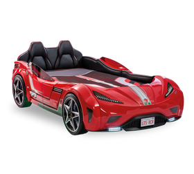 Gts მანქანა საწოლი (წითელი) (99x191 სმ)